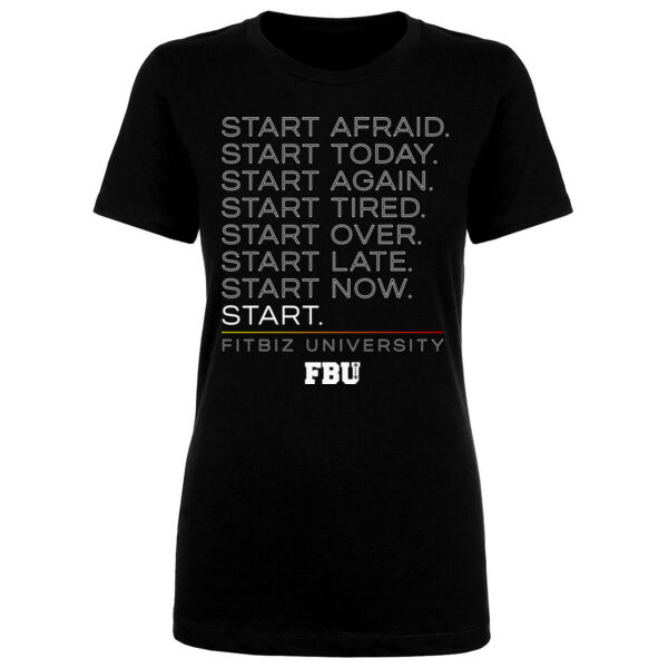 JUST START - WOMEN'S FITTED T-SHIRT - $SJF57U$ Thumbnail
